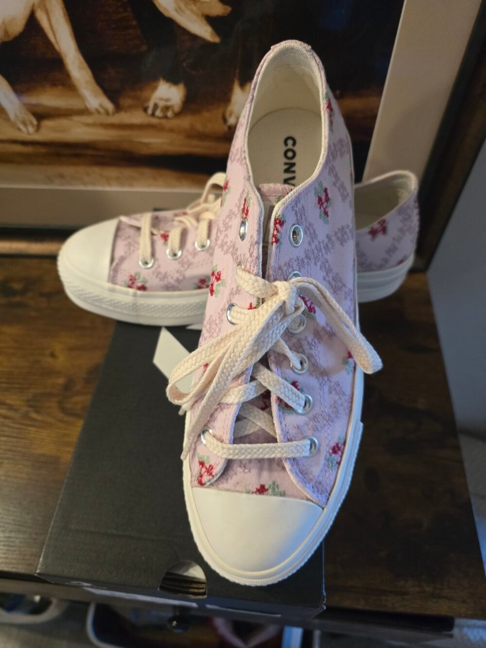 CONVERSE Chuck Taylor All Star Lift Platform Pink A13660C Women Size 7 Shoes NEW